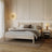 Oak double bed bleached oak – bedroom, solid wood, Scandinavian style