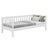 sofa bed N03 wooden in custom RAL/NCS colour – solid wood, Nizio