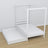 Letto con baldacchino e cassetto bianco in legno – dimensioni, Nizio