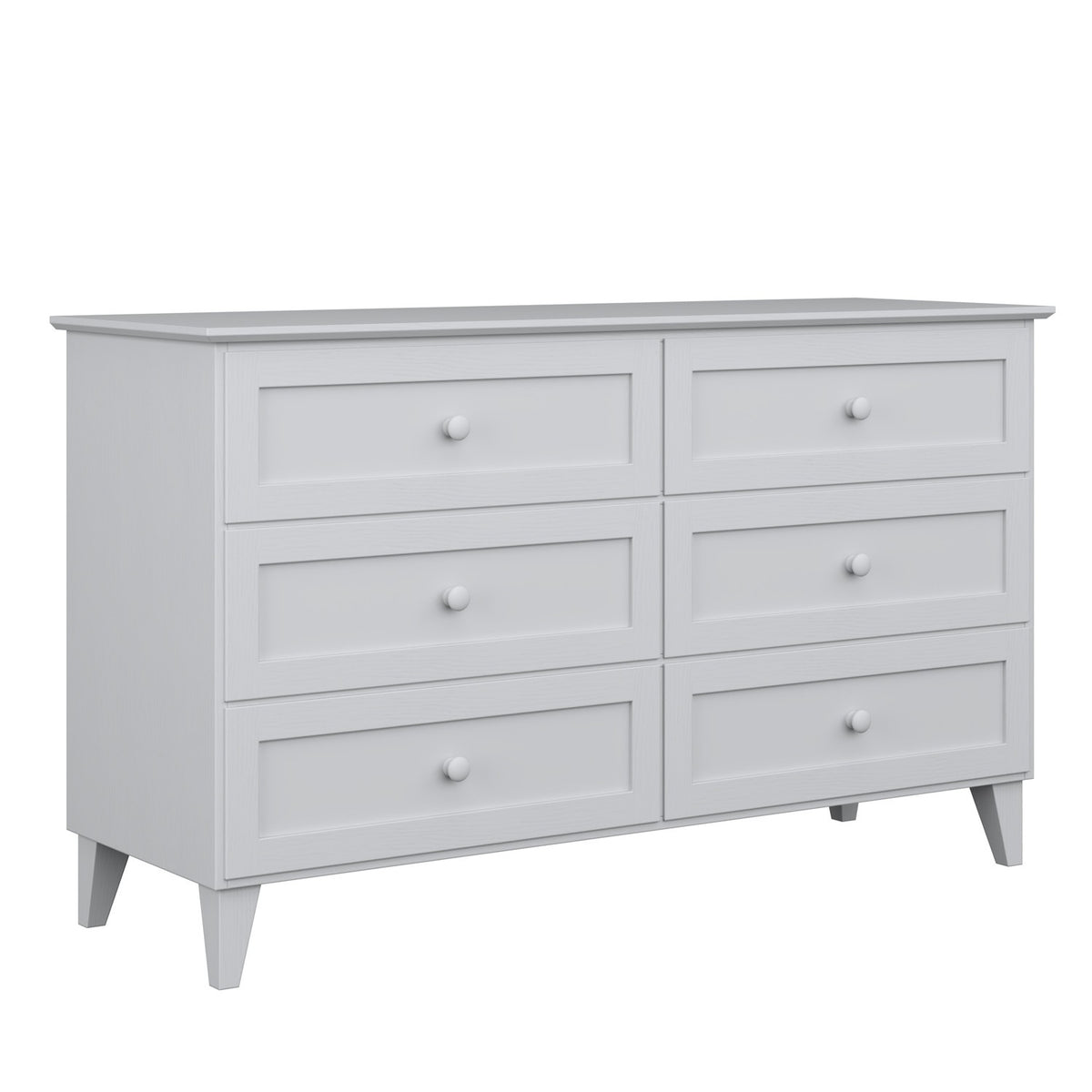 Drewniana komoda 6S 154 Scandi popielaty