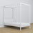 Canopy Bed White – Decorative Wooden Frame, Safe for Children