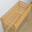 Loft bed natural pine wooden – top view of the sleeping area, Nizio