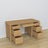 Desk 6S oak natural oak – open drawers, document storage compartments