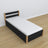 Nizio pine slatted base for bed with drawer – durable support base
