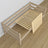Sofa bed oak bleached oak – angled view, scandi