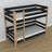 Black and Oak Wooden Bunk Bed – Dimensions and Diagram, Nizio