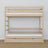 Bleached Oak Bunk Bed – Oak Slatted Frame, Mattress Drawer