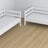 White Wooden Bunk Bed with Drawer – Scandi Children’s Room Arrangement