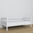 Letto divano bianco in legno – dimensioni e schema, Nizio