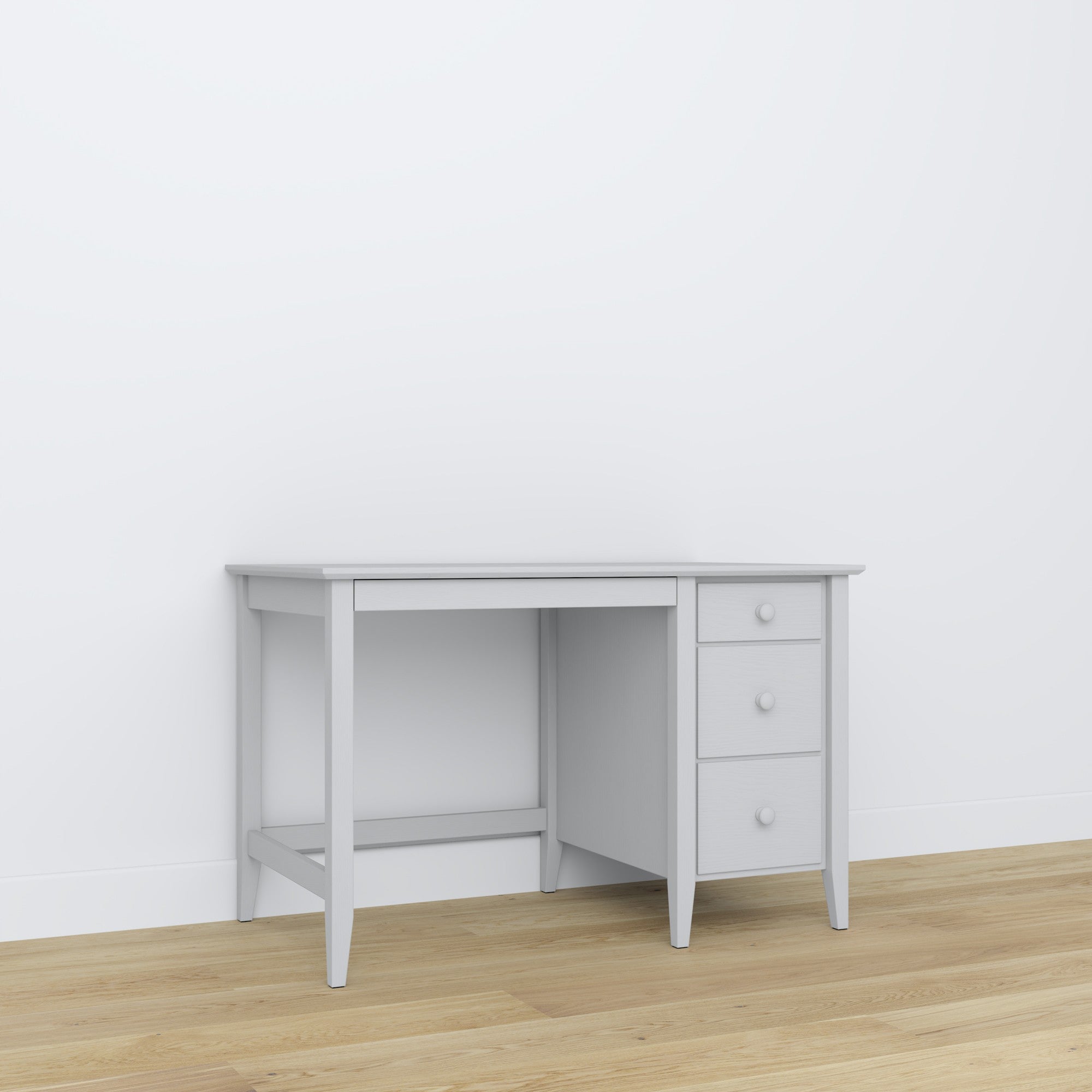 Drewniane biurko 3S Scandi popielaty