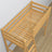 Loft bed natural pine wooden – top view of the sleeping area, Nizio