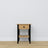 Comodino con cassetto N01 in rovere naturale con nero – camera da letto, stile scandinavo