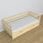 Wooden sofa bed with drawer clear pine – child’s room, scandi arrangement
