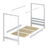Natural Oak Canopy Bed – Oak Joints, Close-up, Nizio Home