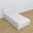 Letto con cassetto in legno bianco – dimensioni e schema, Nizio Home