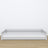 Low Bed Wooden Grey – Low Frame, Side View, Scandi Bedroom