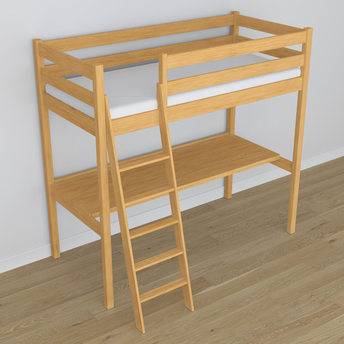 Nizio pine slatted base for loft bed – compatible with every model