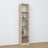 Bookcase oak bleached oak – living room and office, solid wood, Scandinavian style Nizio
