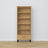 Scaffale con cassetto in rovere naturale con nero 80 cm – salotto e studio, stile scandinavo