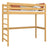 Natural Pine Wooden Loft Bed – Children’s Room, Solid Wood, Scandi Style