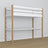 Letto a soppalco con scrivania bianco-quercia in legno – dimensioni, Nizio Home