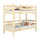 Clear Pine Wooden Bunk Bed – Children’s Room, Solid Wood, Scandinavian Style