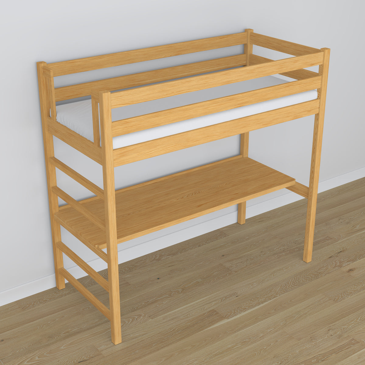 Nizio pine slatted base for loft bed – compatible with every model