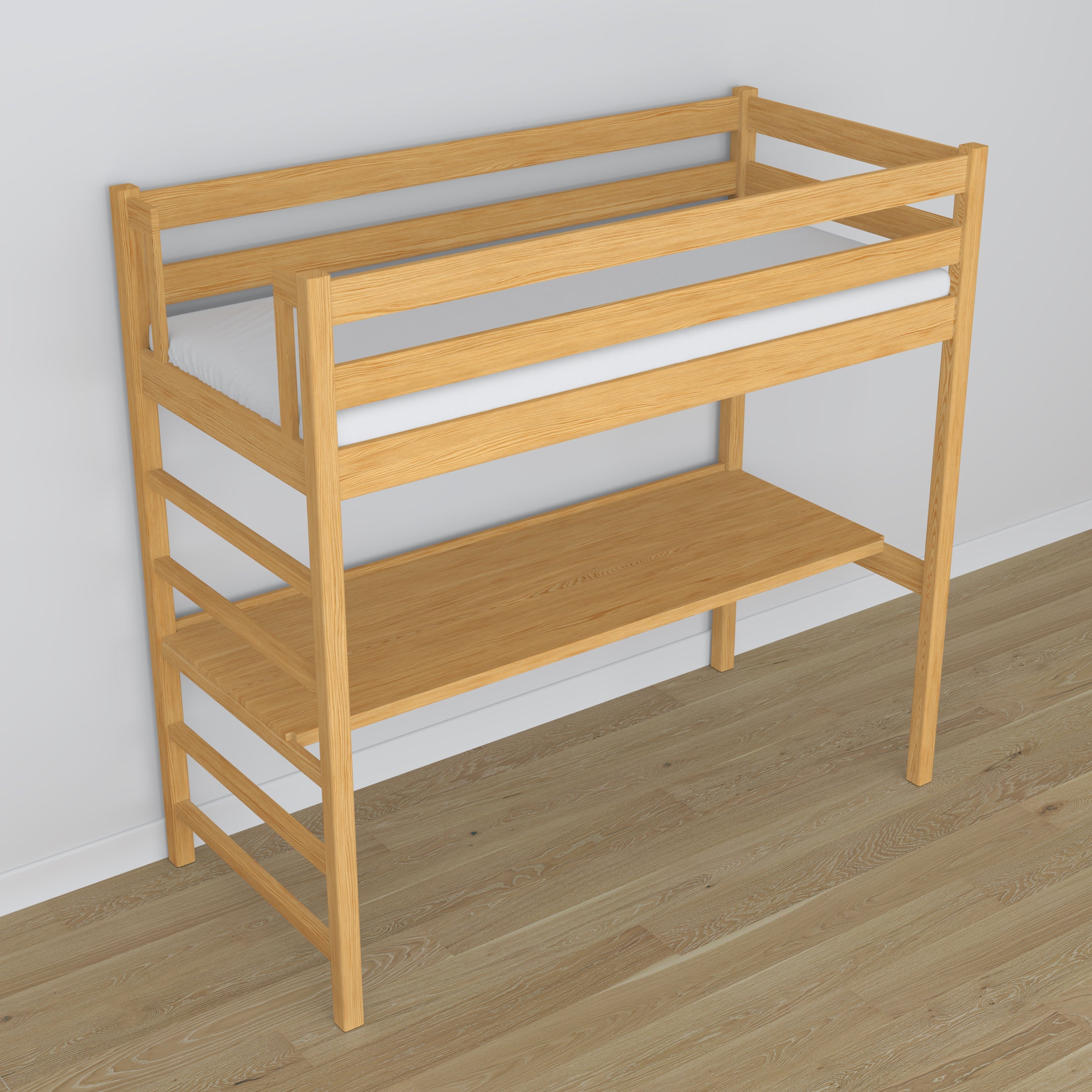 Nizio pine slatted base for loft bed – compatible with every model