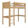 Natural Oak Loft Bed – Children’s Room, Solid Wood, Scandi Style