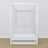 Canopy Bed White with Drawer – Side View, Wooden, Nizio