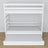 White Wooden Bunk Bed – Dimensions and Diagram with Mattress Drawer