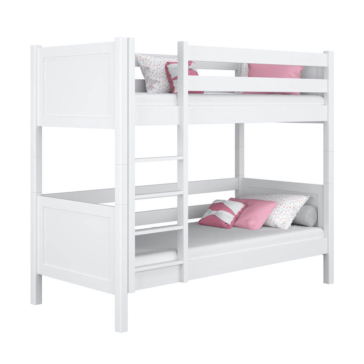 Bunk Bed N02 Wooden in Custom RAL/NCS Color – Solid Wood, Nizio