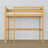 Loft bed natural pine – wooden ladder and safety rail, Nizio Home