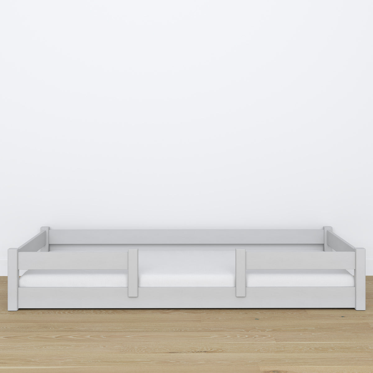 Low Bed Wooden Grey – Joint Details, Nizio Home