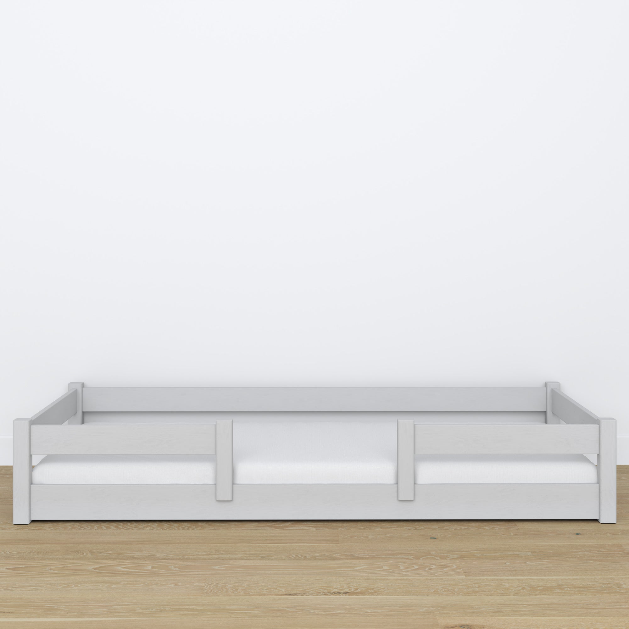 Low Bed Wooden Grey – Joint Details, Nizio Home