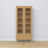 Display cabinet with drawer oak natural oak 90 cm – living room, Scandinavian style Nizio