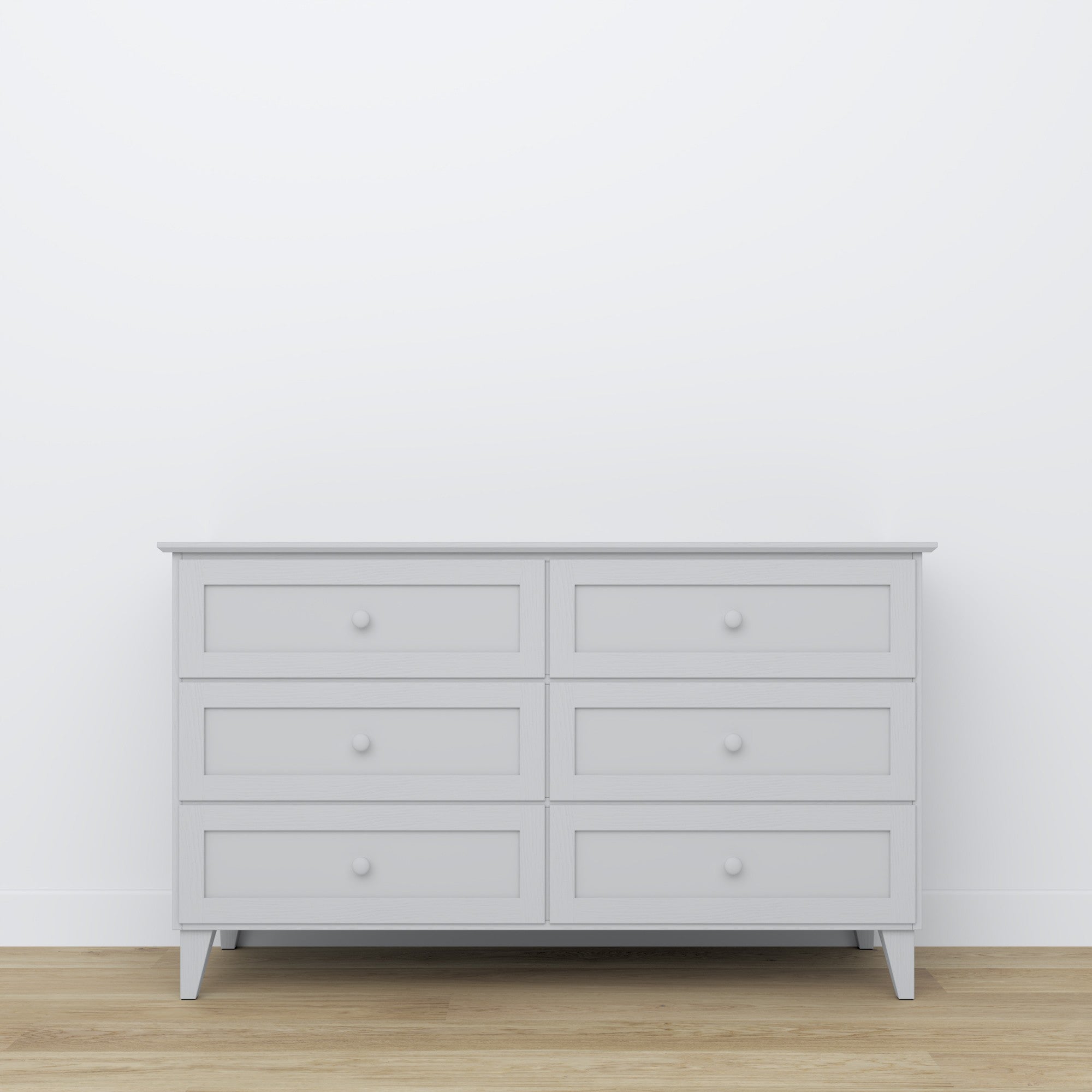 Drewniana komoda 6S 154 Scandi popielaty