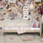 Letto singolo in rovere sbiancata – vista laterale, proporzioni del mobile