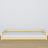 Letto basso in legno pino trasparente – dettaglio giunzioni, Nizio Home