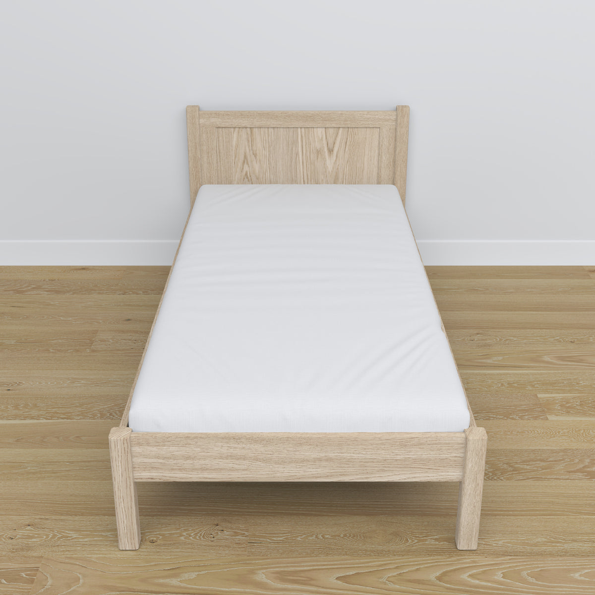 Letto quercia sbiancata con quercia – dimensioni e schema, Nizio Home