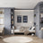 Sofa bed bleached oak in a children’s room – scandi arrangement, oak