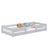 Low Bed Wooden Grey – Bedroom, Solid Wood, Scandinavian Style, Nizio