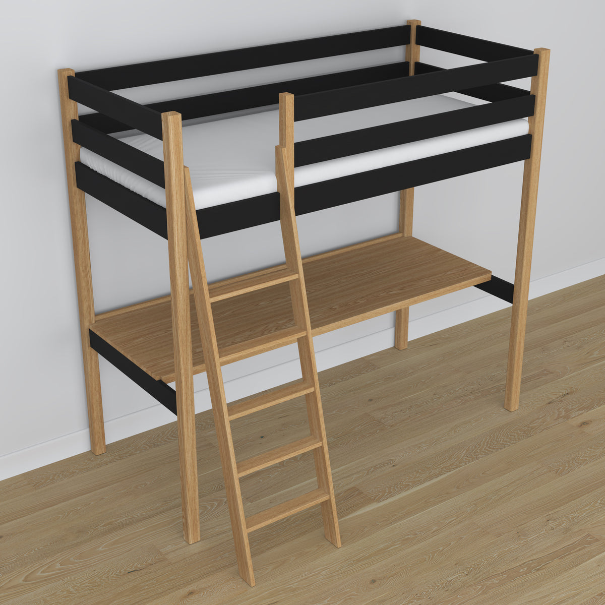 Nizio pine slatted base for loft bed – compatible with every model