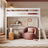 N02 Wooden Loft Bed in Custom RAL/NCS Color – Solid Wood, Nizio