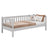 Letto divano in legno grigio – stanza per bambini, stile scandinavo Nizio