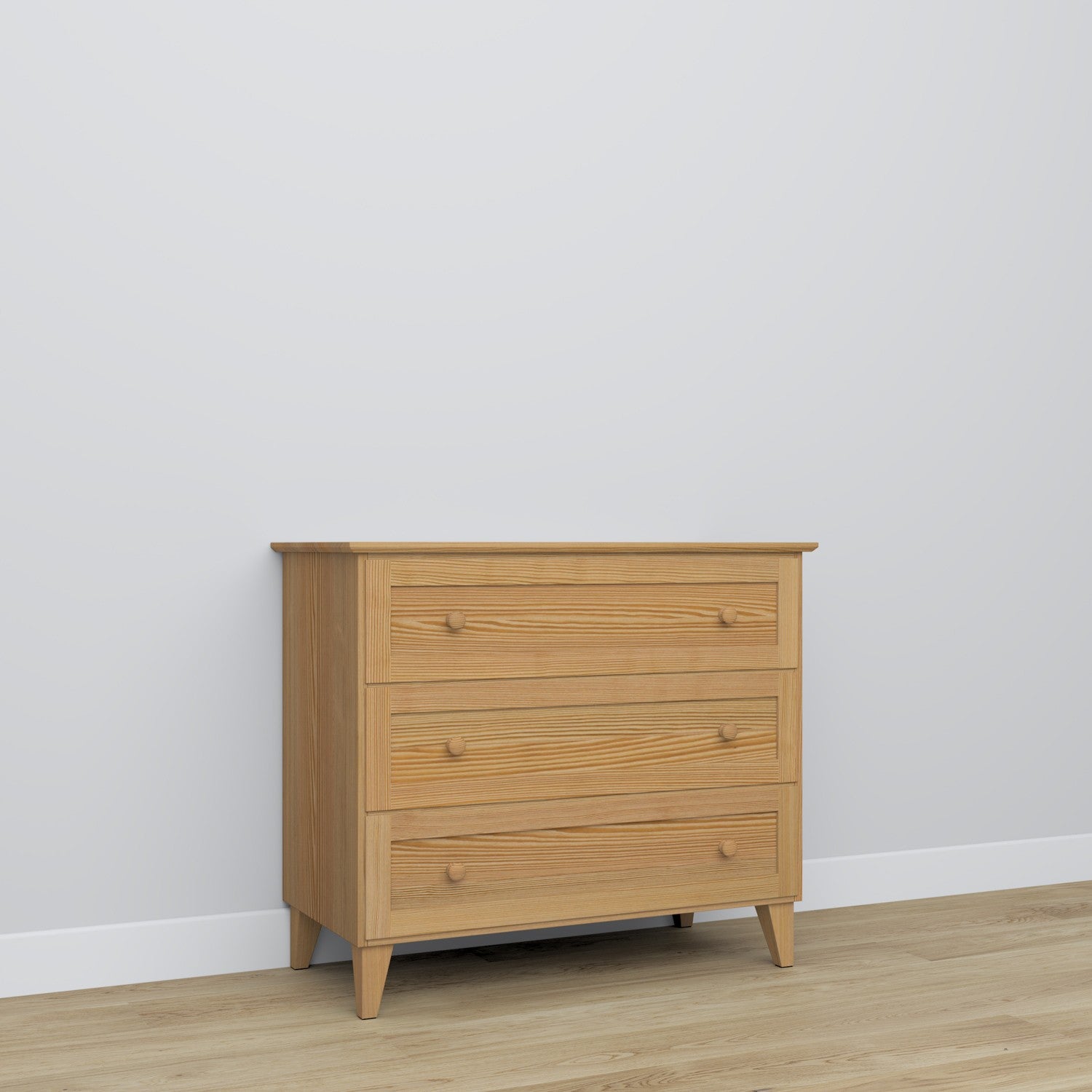 Sosnowa komoda 3S 105 Scandi sosna naturalna