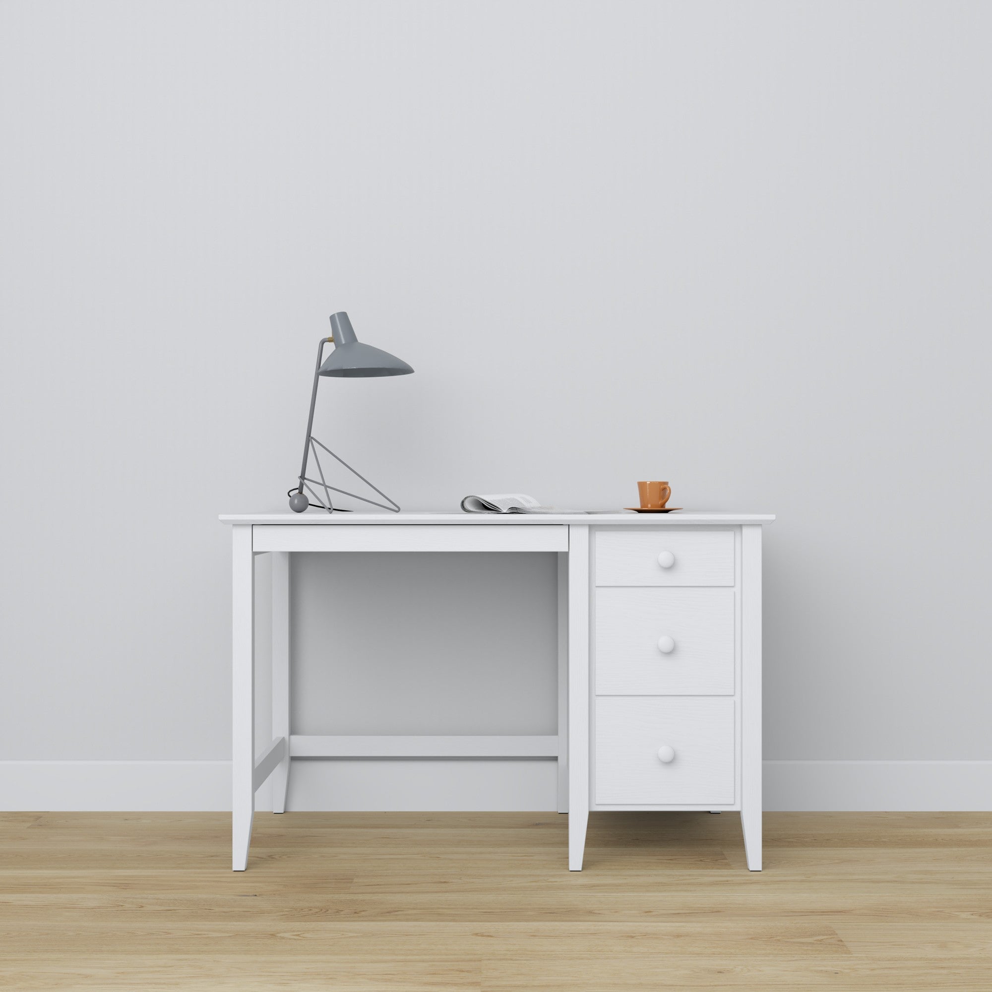Drewniane biurko 3S Scandi RAL/NCS