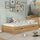 Letto singolo con cassetto in rovere naturale – stanza per bambini, stile scandi