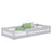 Low Wooden Grey Bed – Bedroom, Solid Wood, Scandinavian Style, Nizio
