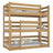 Letto 3-a castello in legno quercia naturale – trzy spazio per dormire, stanza per bambini scandi